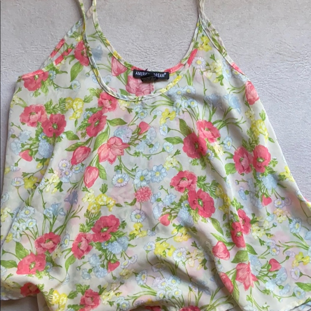 Floral tank top